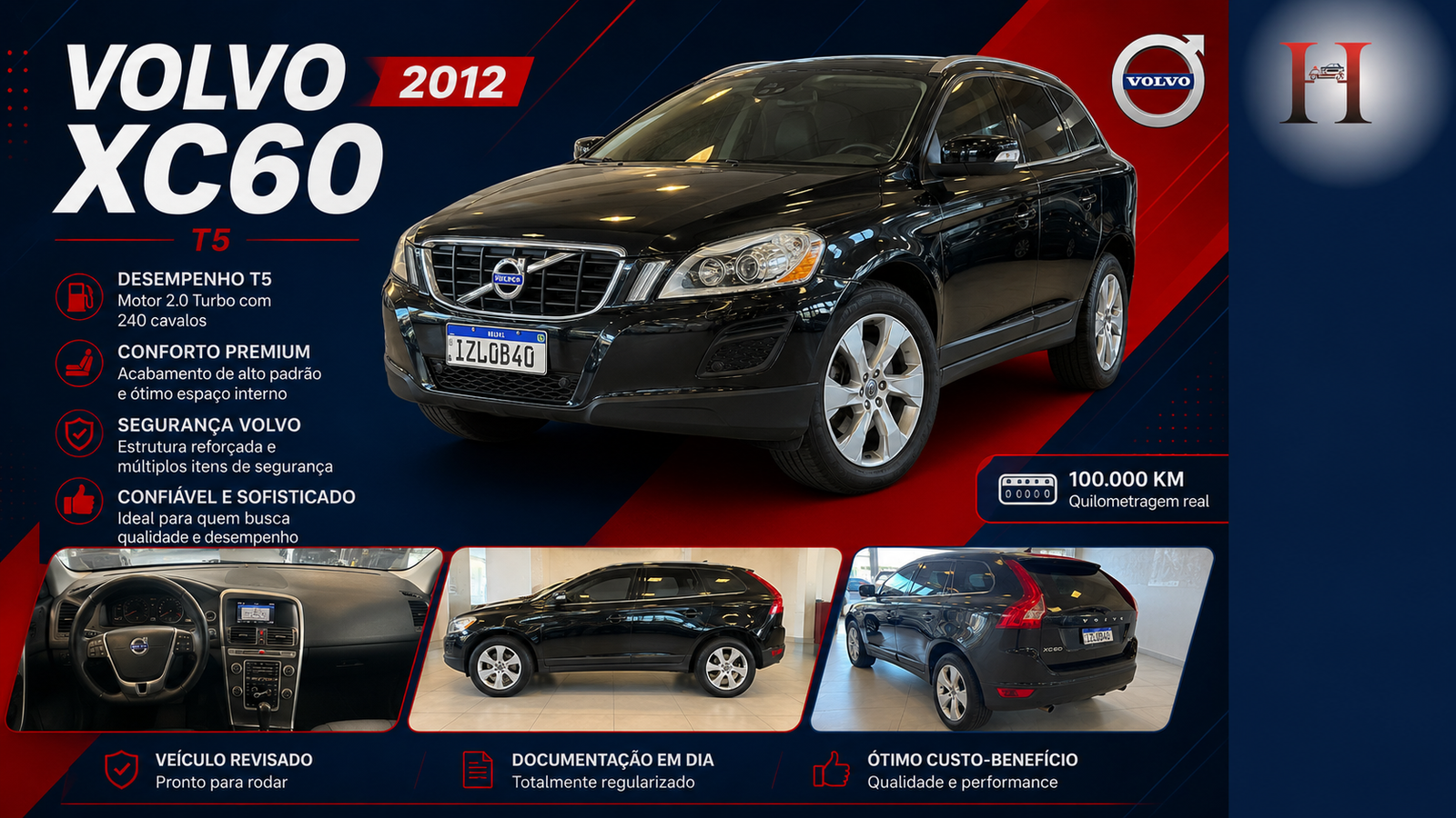 Volvo XC60 T5 2012 | R$54.000,00